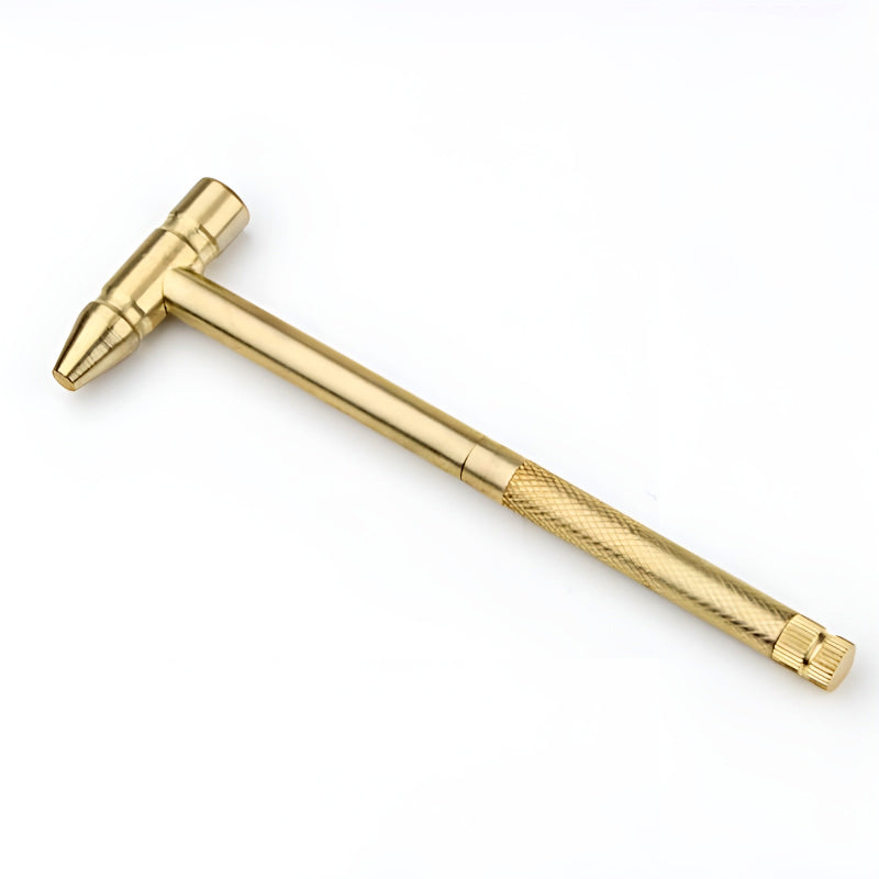 6-in-1 Mini Brass Hammer Screwdriver Set