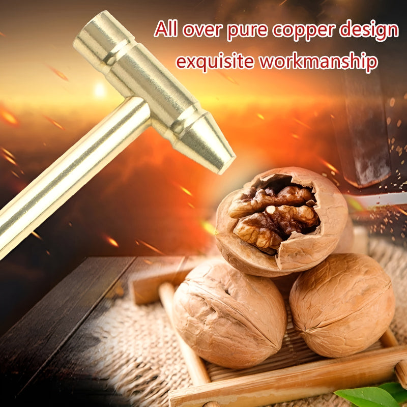 6-in-1 Mini Brass Hammer Screwdriver Set